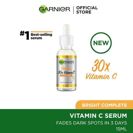 Garnier Bright Complete Vitamin C Booster Serum – 15ml ✨