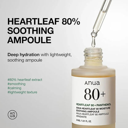 Anua Heartleaf 80% Moisture Soothing Ampoule 🌿