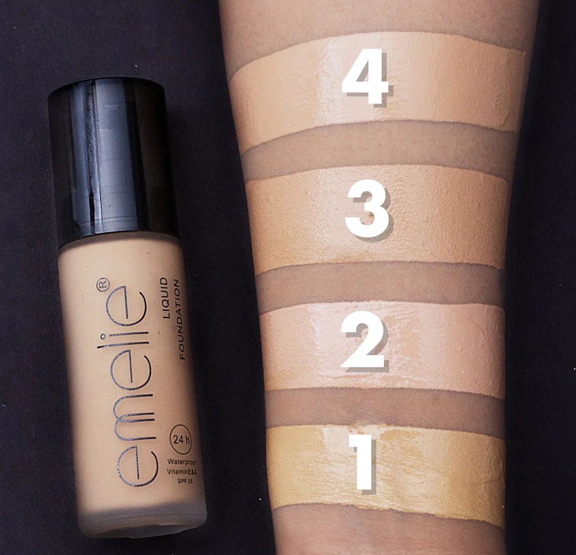 Emelie SuperStay Waterproof Foundation SPF 20 – Long Lasting ✨