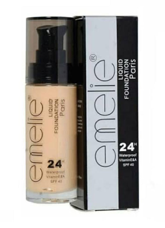 Emelie SuperStay Waterproof Foundation SPF 20 – Long Lasting ✨