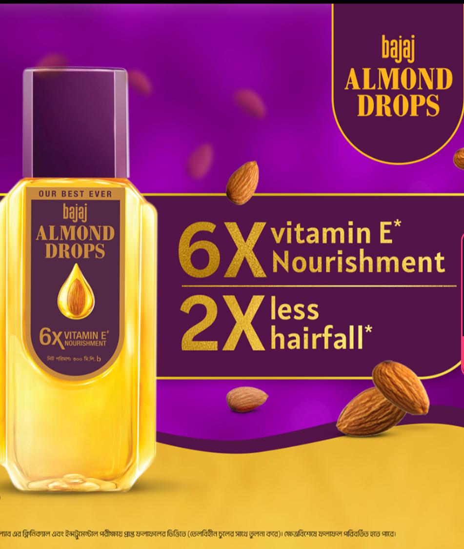 Bajaj Almond Hair Oil 🌿